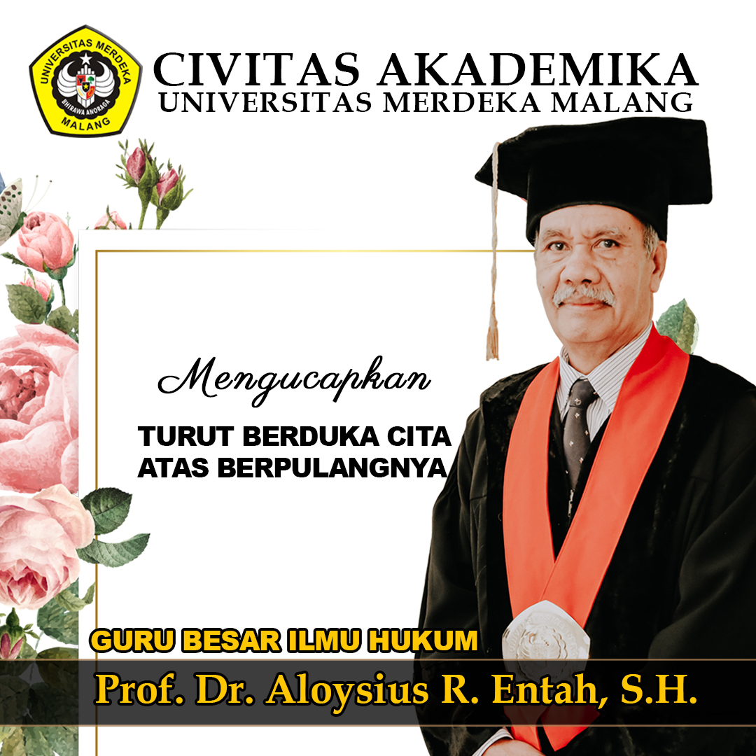Profesor Aloysius R. Entah : “Profesor-nya Profesor Itu Telah Pergi”