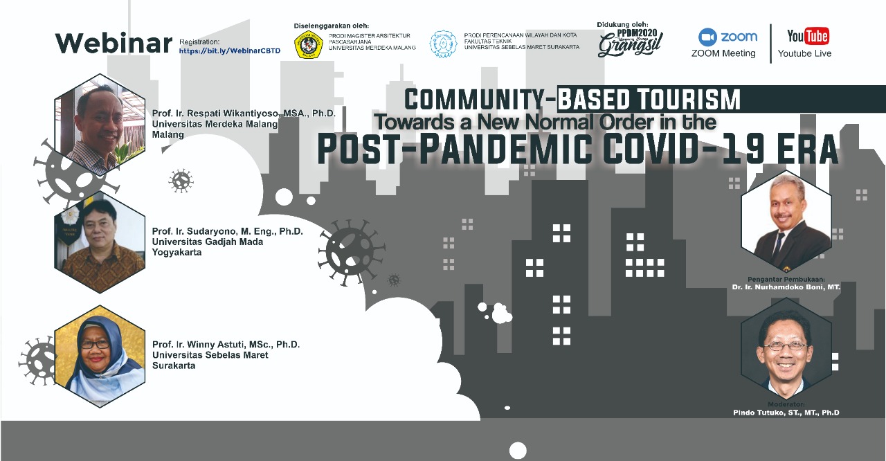 Magister Arsitektur Gelar Webinar Tourism di Era Paska Pandemi Covid-19
