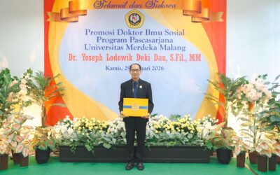Angkat Praktik Moderasi Beragama di Masyarakat Perkotaan, Yoseph Lodowik Deki Dau Raih Gelar Doktor di Sidang Terbuka