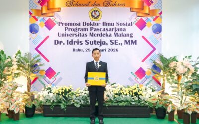Angkat topik Penyetaraan Jabatan Jadi Titik Balik Budaya Kerja Kemenag Aceh Jaya, antarkan  Idris Suteja Raih Doktor Ilmu Sosial di UNMER Malang