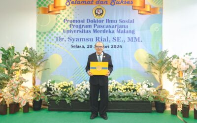Kolaborasi Desa Berbuah Nyata : Syamsu Rial Lulus Doktor dengan Predikat Sangat Memuaskan
