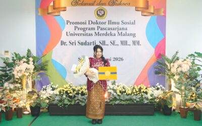 Teliti Makna Sosial Hukum dalam Sengketa Pertanahan, Sri Sudarti Raih Gelar Doktor Ilmu Sosial Unmer Malang